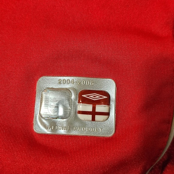England 2004 2006 Away Football Shirt Jersey Umbro Wayne Rooney Size XL - Picture 8 of 10